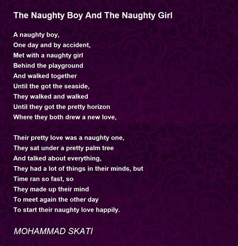 enaughty|naughty poem.